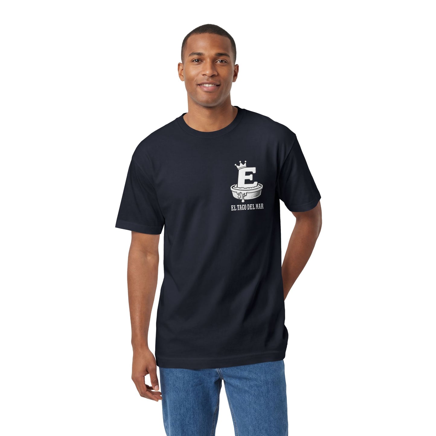 E Skate Crown Tee — 'E' Logo Skateboard Graphic Shirt