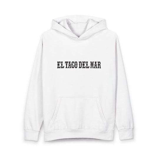 El Taco Del Mar Hoodie — Minimal Text Streetwear Pullover