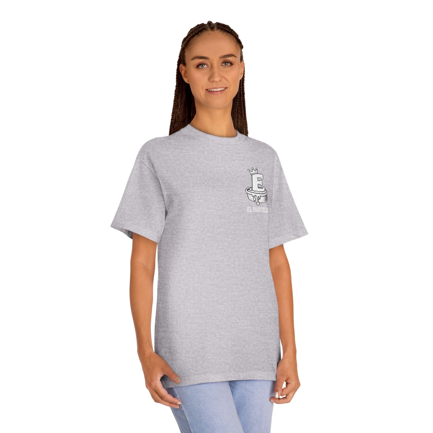 E Skate Crown Tee — 'E' Logo Skateboard Graphic Shirt