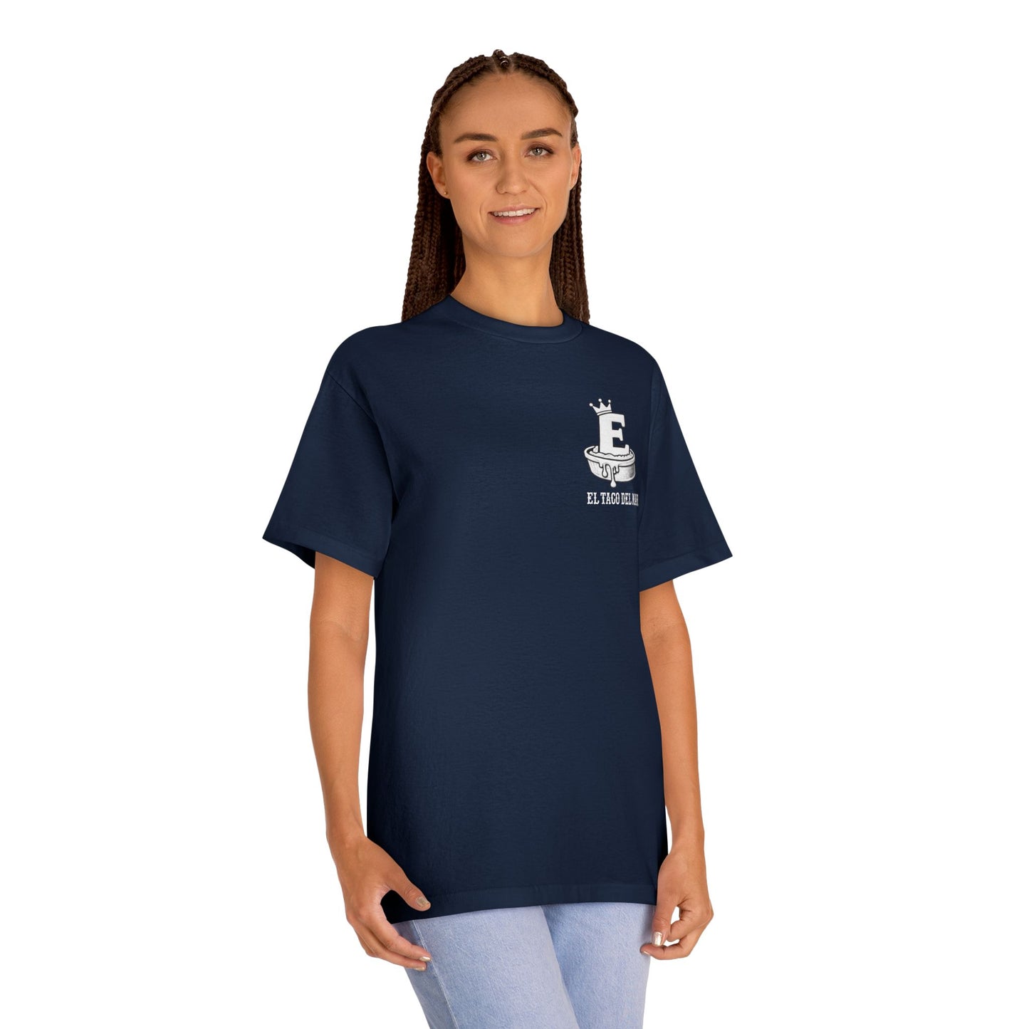 E Skate Crown Tee — 'E' Logo Skateboard Graphic Shirt