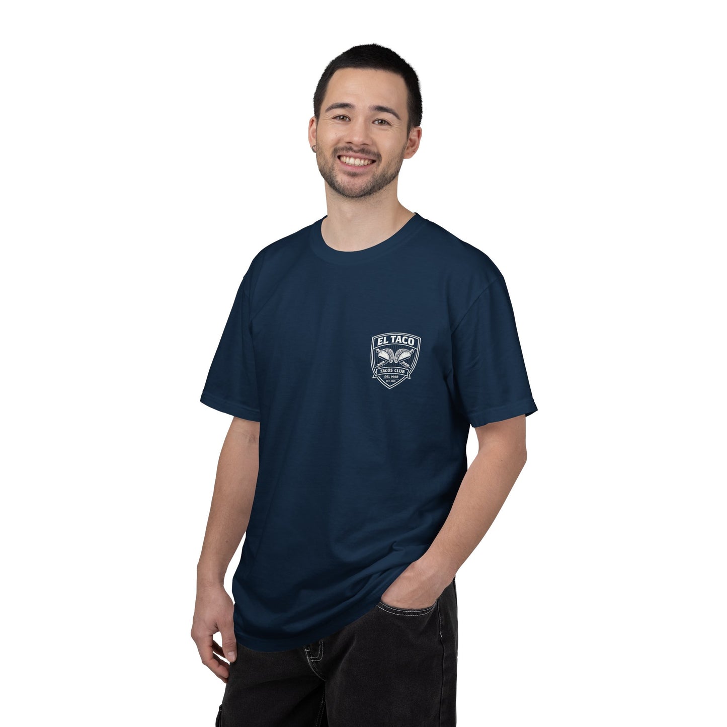 T-Shirt — Minimal White Garment-Dyed Tee