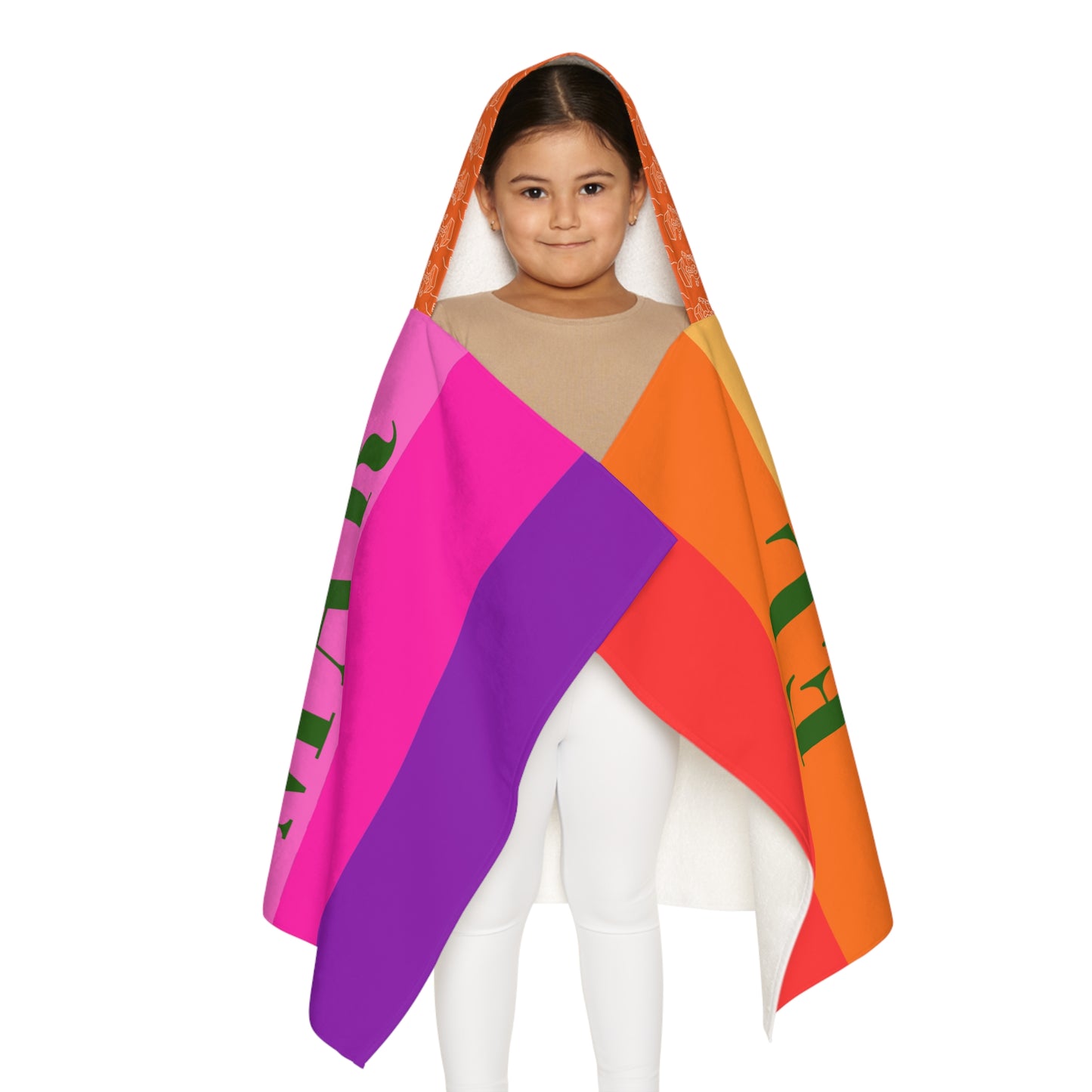 Hooded Towel - 'El Taco Del Mar' ORIGINAL RAINBOW Kids Beach & Pool Wrap