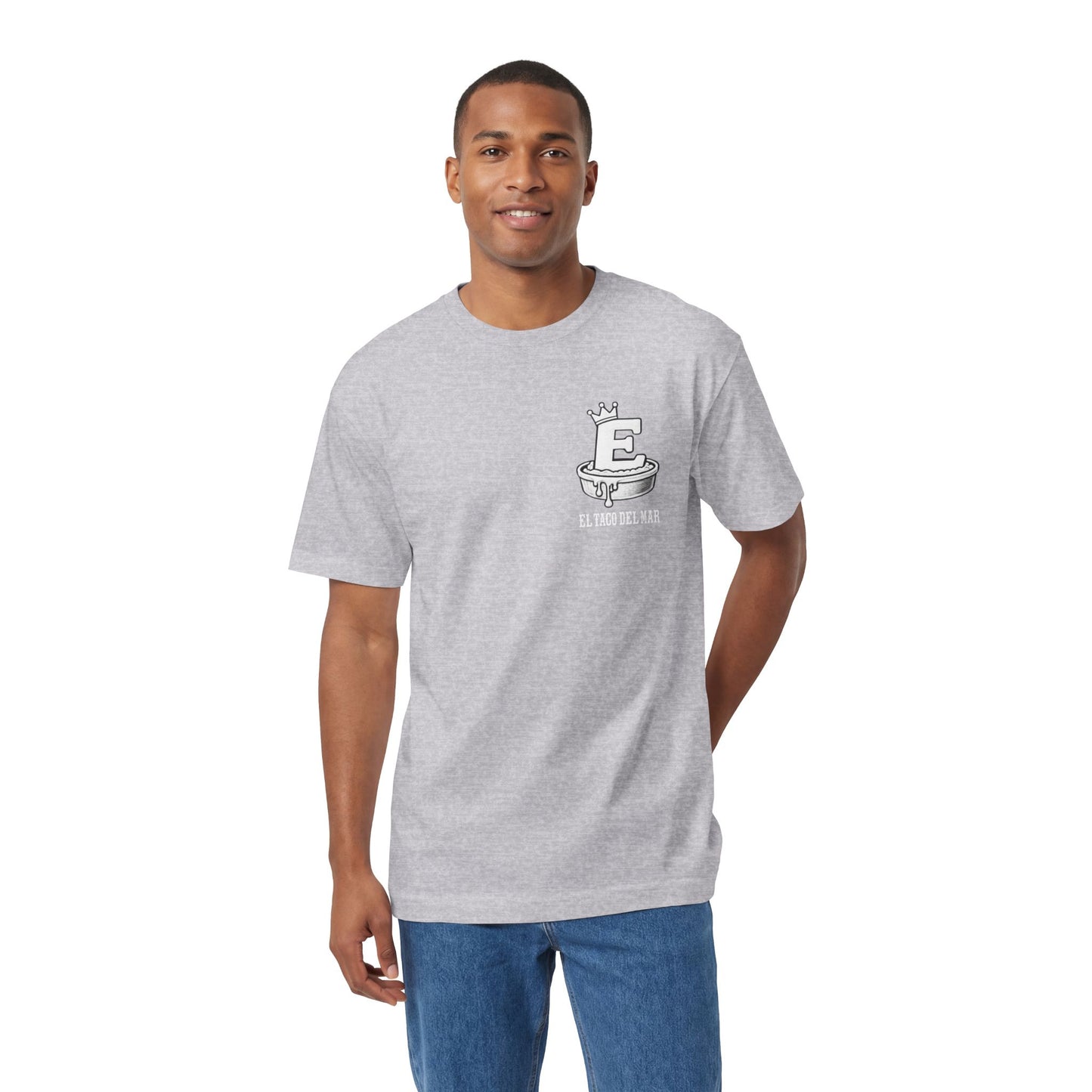 E Skate Crown Tee — 'E' Logo Skateboard Graphic Shirt