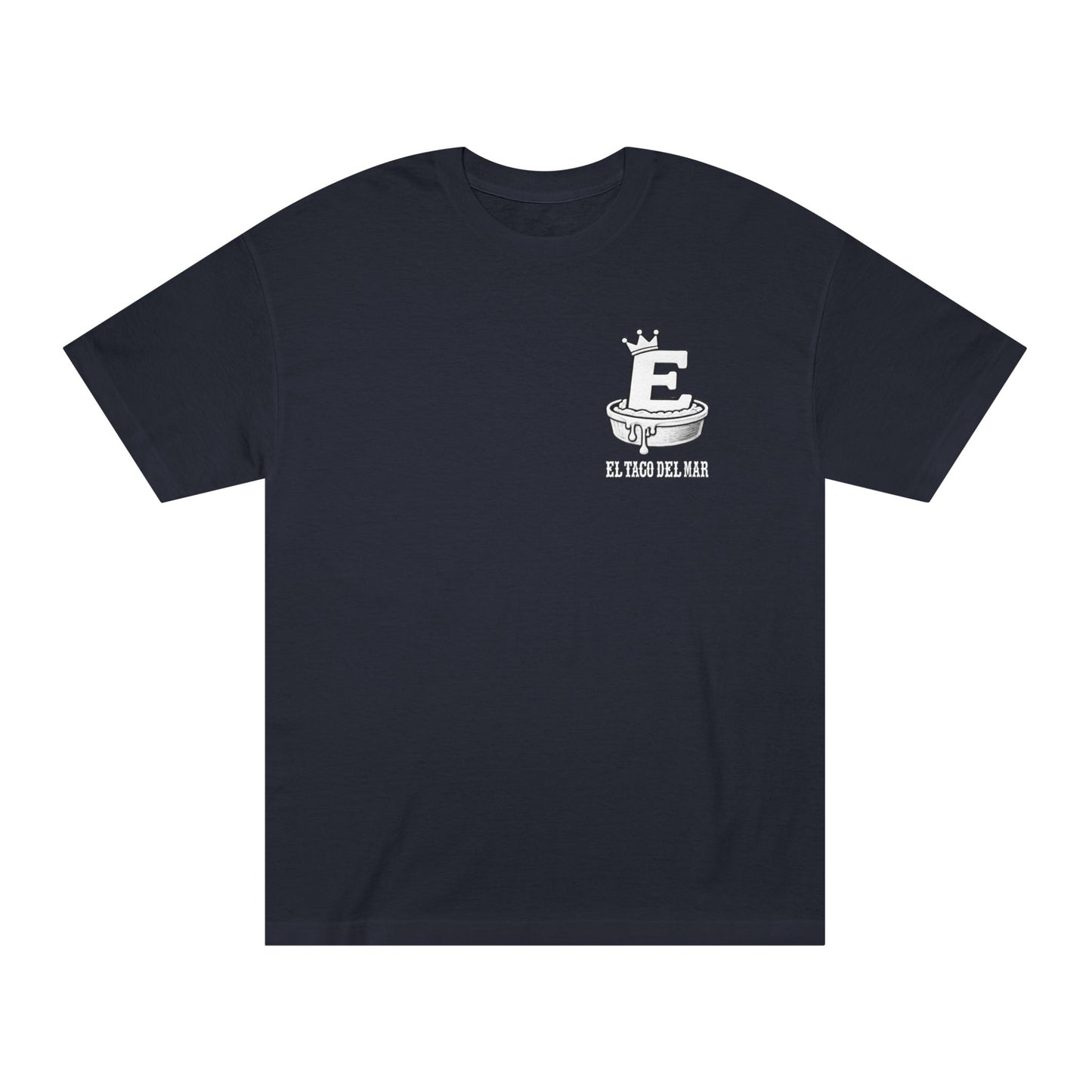 E Skate Crown Tee — 'E' Logo Skateboard Graphic Shirt