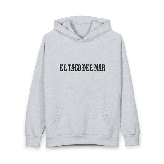 El Taco Del Mar Hoodie — Minimal Text Streetwear Pullover