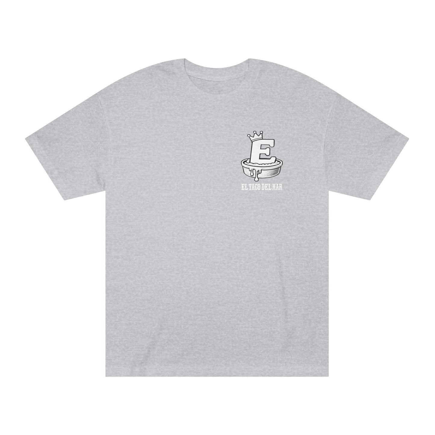 E Skate Crown Tee — 'E' Logo Skateboard Graphic Shirt