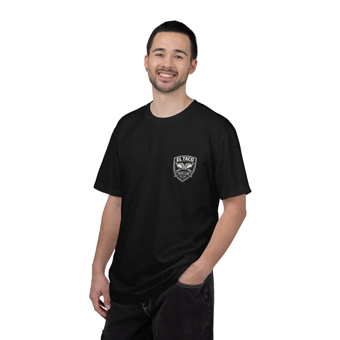 T-Shirt — Minimal White Garment-Dyed Tee