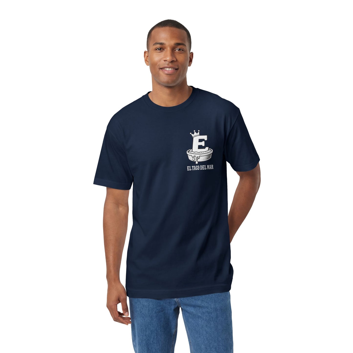 E Skate Crown Tee — 'E' Logo Skateboard Graphic Shirt